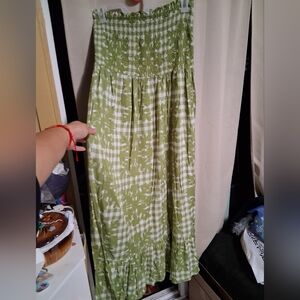 NWT KIELE HAWAII MAXI DRESS W/POCKETS MANUHEALII PALAKA LOOK BEAUTIFUL